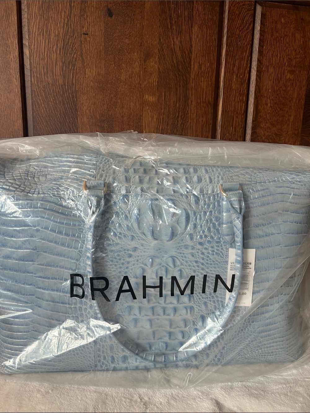 BRAHMIN Duxbury Weekender Heavenly Blue Melbourne NWT - Picture 4 of 5